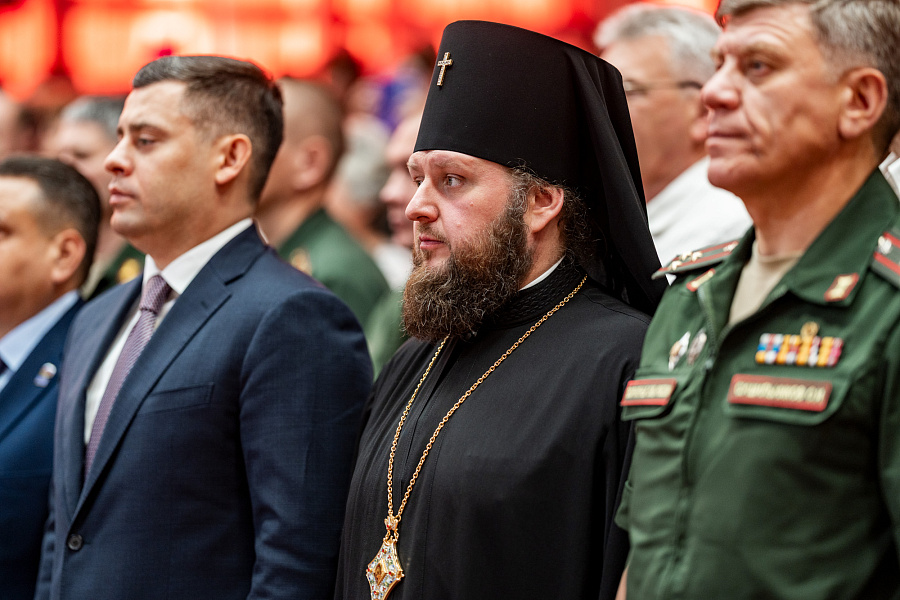 Архиепископ Аксий принял участие в праздновании 85-й годовщины клуба 1586-го военного клинического госпиталя города Подольска